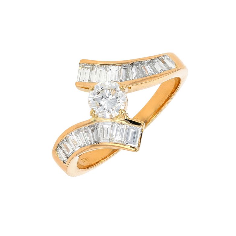 Acheter Bague diamants 0.89 carat or jaune 4.08g Comme neuf - 1600,00 € Bague diamants 0.89 carat or jaune 4.08g Comme neuf - reconditionné disponible sur Gemme Les Bijoux